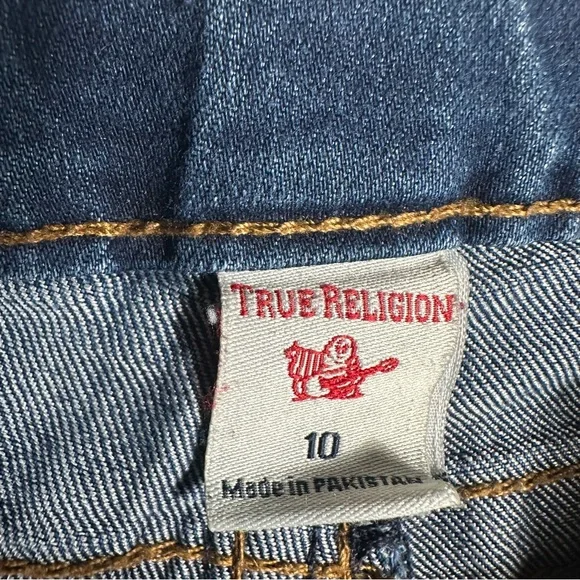 True Religion Kids Blue Jeans Size 10 - Picture 7 of 9